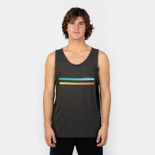 BIVIDI ONEILL25 - COMP STRIPE TANK - RAVEN