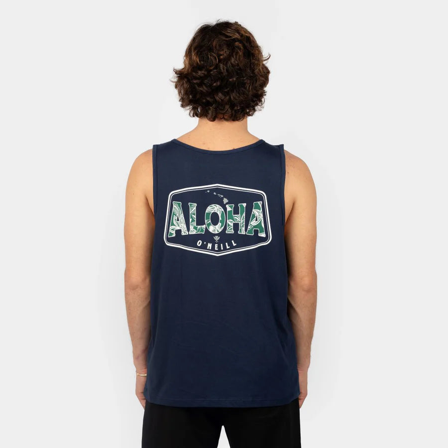 BIVIDI ONEILL25 - BIG ALOHA TANK - INK BLUE