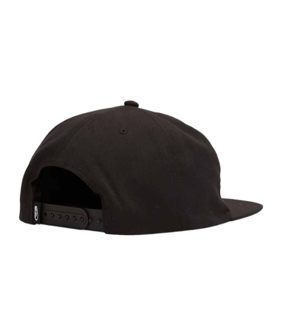 Gorra Quiksilver Mountain black plana ajustable