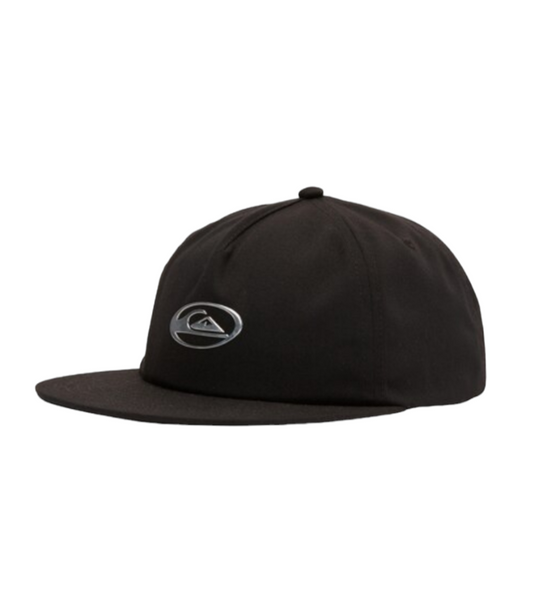 Gorra Quiksilver Mountain black plana ajustable