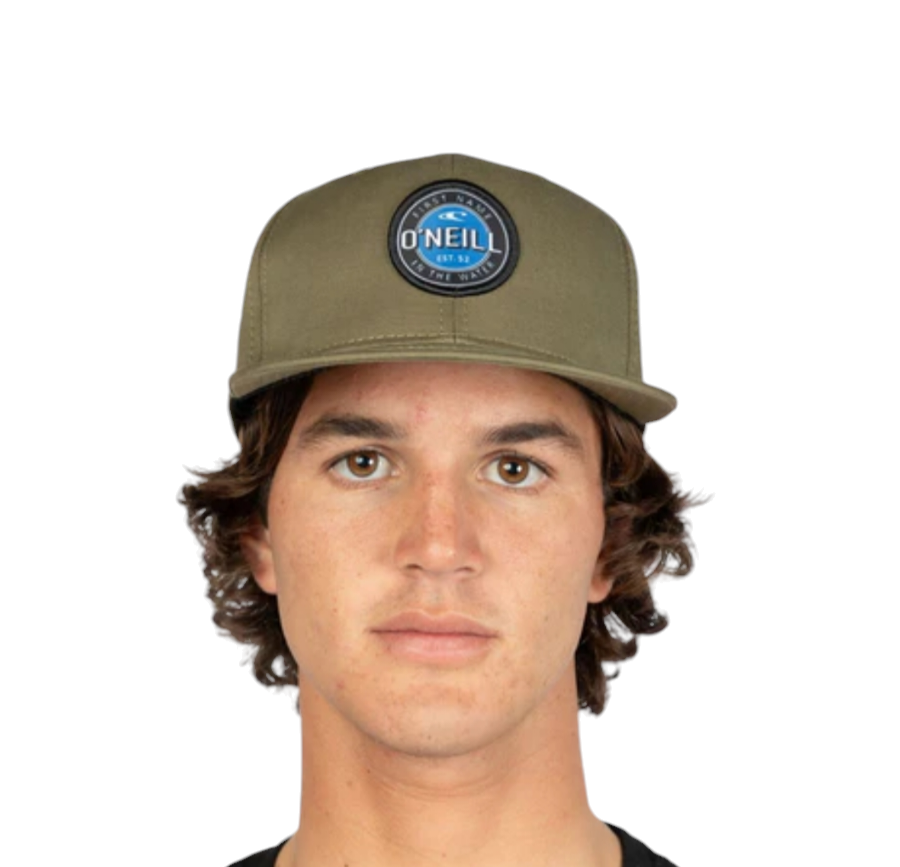 Gorra ONEILL Horizons green plana ajustable