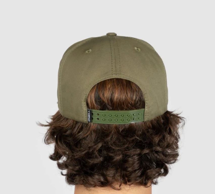 Gorra ONEILL Horizons green plana ajustable